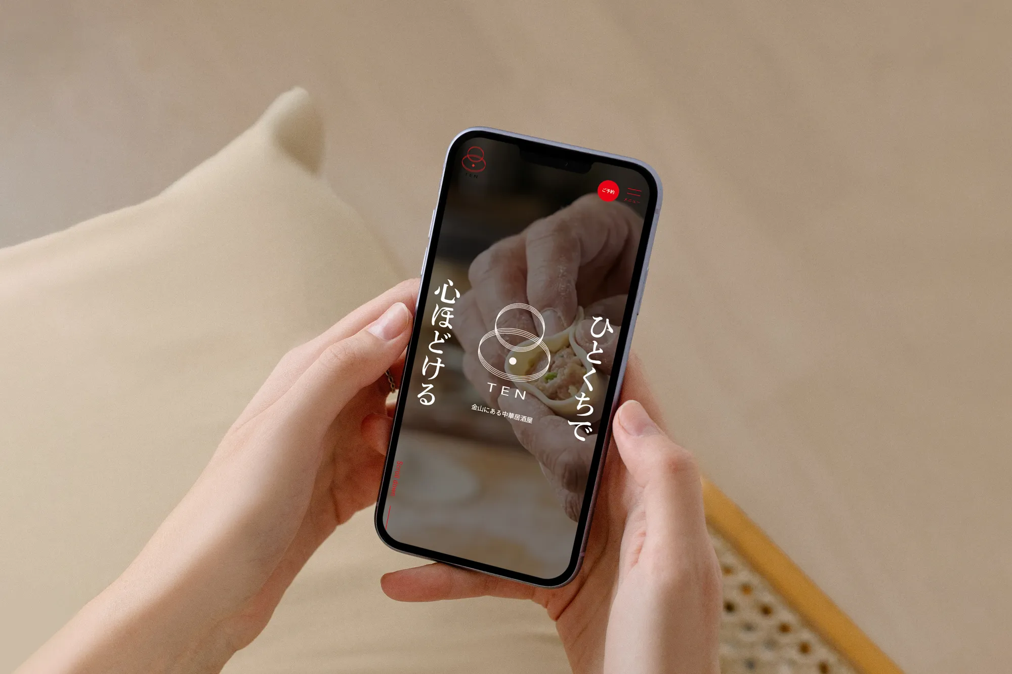 中華居酒屋TEN（架空）HPモックアップ